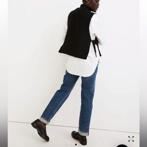 J CREW Sweater Vest with Side Bow Ties